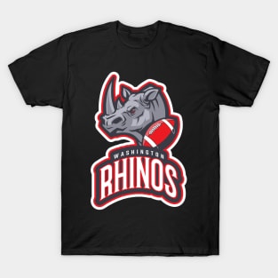 Washington Rhinos American Football Club T-Shirt